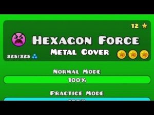 Hexagon Force (Metal Cover) - Geometry Dash