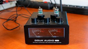 Гибридный усилитель T6PRO HIFI на TPA3255 300 Вт x 2 с ламповым звуком и стрелочками