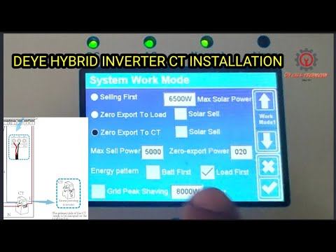 HOW TO INSTALL CURRENT TRANSFORMER CT OF 5 KW DEYE HYBRID INVERTER (TAGALOG)