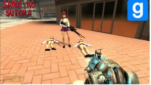 Garry's Mod Saiko no Sutoka  Девочка пришла сюда!