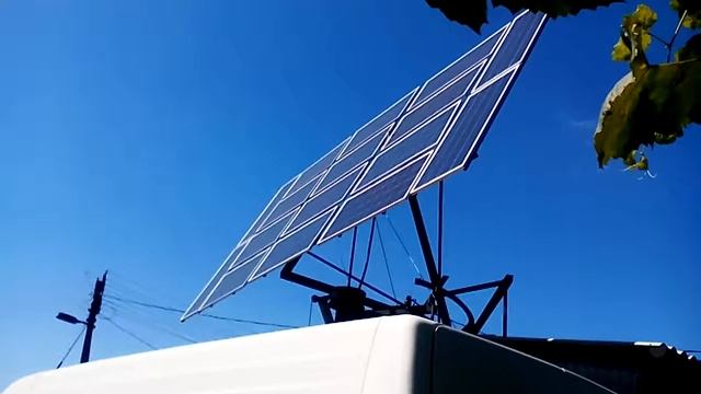 Солнечный трекер на 2,4 кВт смотреть онлайн