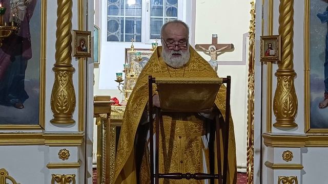 Воскресная проповедь отца Владимира 01.12.24