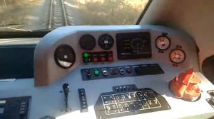 41-тысячный подъём на узкоколейном ТУ10 с поездом 80 тонн. Скорость 20 км/ч