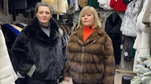 В Новый год в новой шубе Норка. Куница. Рысь. Лиса. Чернобурка в салоне "Дом меха у Ромы"