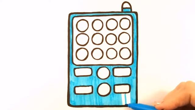 МОБИЛЬНЫЙ ТЕЛЕФОН / Раскраска СОТОВЫЙ / Нарисуй Ка смотреть онлайн