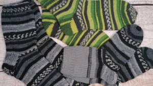 Носочков много не бывает. Готовые работы. Обзор.