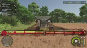 Farming Simulator 25 - Уборка жаткой в 13 метров