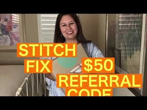 STITCH FIX - TRY ON - $50 REFERRAL CODE смотреть онлайн