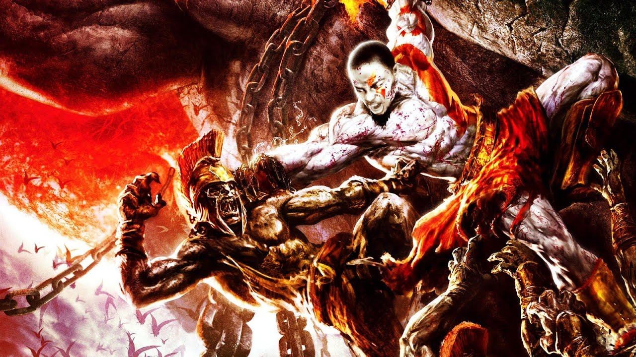 Kratos vs Kronos God of War 3 смотреть онлайн