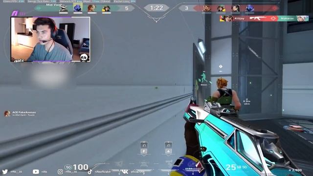 ПОПРОБУЙ СТАТЬ ПРО ИГРОКОМ | NATS ИГРАЕТ В ВАЛОРАНТ смотреть онлайн