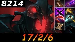 Dota 2 Shadow Fiend 8214 MMR 17/2/6 (Kills/Deaths/Assists) Ranked Full Gameplay