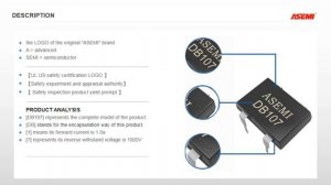 DB107 DIP-4 Mini bridge rectifier 1A1000V electronics parameter ASEMI