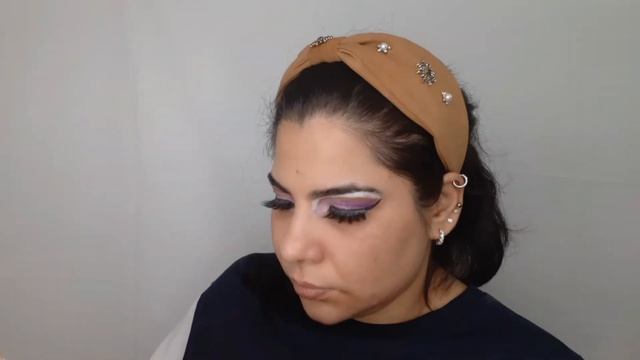 Lavender Brown Cut Crease Eye Makeup Tutorial 2021 |Spring Glam Makeup