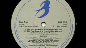 Numarx - Girl You Know It's True 1987