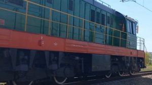 "Жёсткий тифон+свежий окрас!"ЧМЭ3-4753 следует резервом по улице Короленко! [МАЙ КЖД 2023]