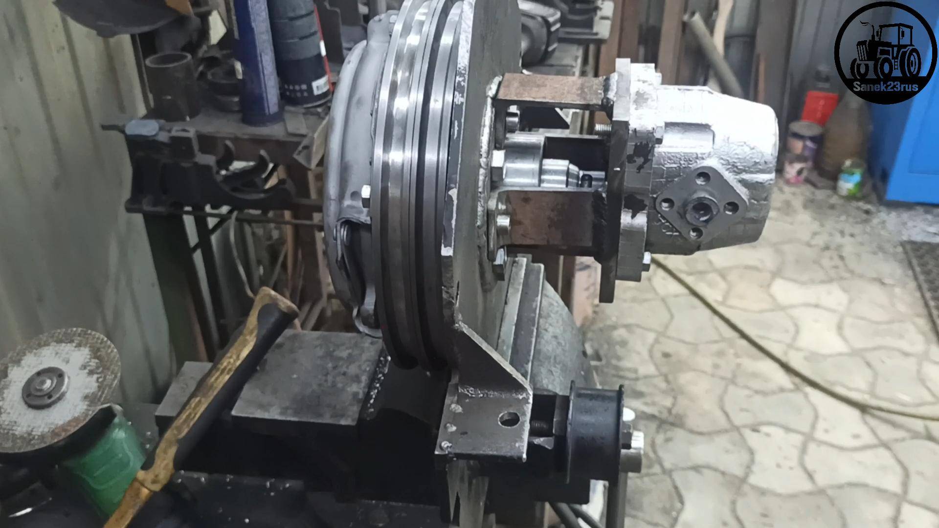 сцепление для МТ на ПЛИТЕ (переделка с нуля) #Фсёпро100 смотреть онлайн