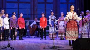Ансамбль учашихся класса музыкального фольклора, и класса сольного народного пения. 17.03.2024