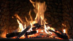 Уютный Рождественский Камин в 4K: Звуки Огонька для Релаксации сна и медитации
