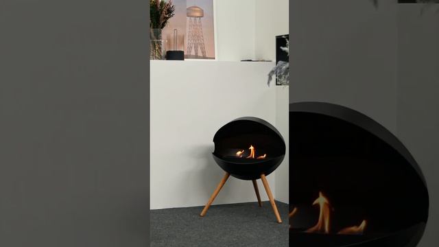Uniquely shaped Eclipse Floor Bioethanol Fireplace! ✨🔥 смотреть онлайн