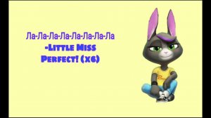 Песня Little Miss Perfect перевод/My Talking Becca Song/ Lyric video