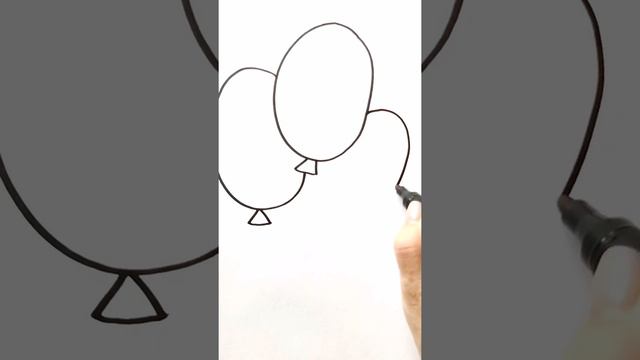 Рисуем воздушные шарики / Нарисуй Ка / Shorts смотреть онлайн