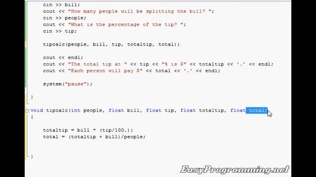 Easy Programming - Beginner C++ Tutorial - Void Functions (19)