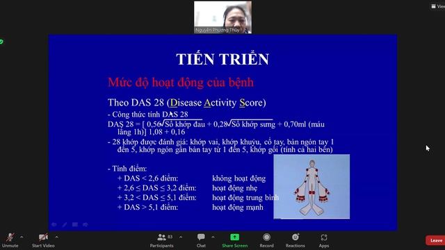 Bài giảng Viêm khớp dạng thấp смотреть онлайн