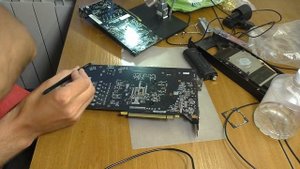 GTX 1060 - С Авито , нет изображения после залития