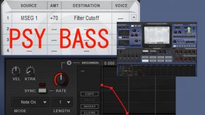 DYNE 2 Psy Bass через MSEG много вариантов