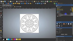 гравировка по средней линии в artkam