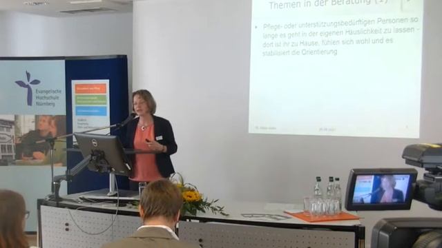 Erfahrungen aus der Pflegeberatung; Dr. Eileen Goller, Stadt Erlangen