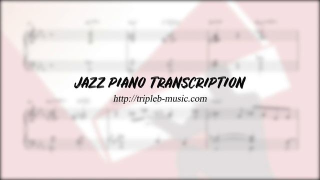 Dado Moroni - It Could Happen to You [ Transcription ]