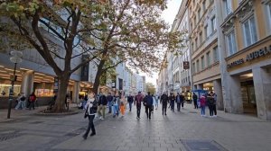 Munich, Germany - virtual walk in 4k 60 FPS, Autumn 2023