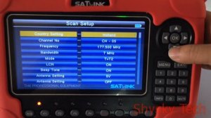 SATLINK WS-6980 DVB-S2/C/T2 COMBO Spectrum analyzer Digital Satellite Finder