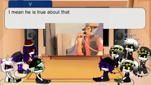 murder drones react to meet the sniper tf2 (plus ocs)