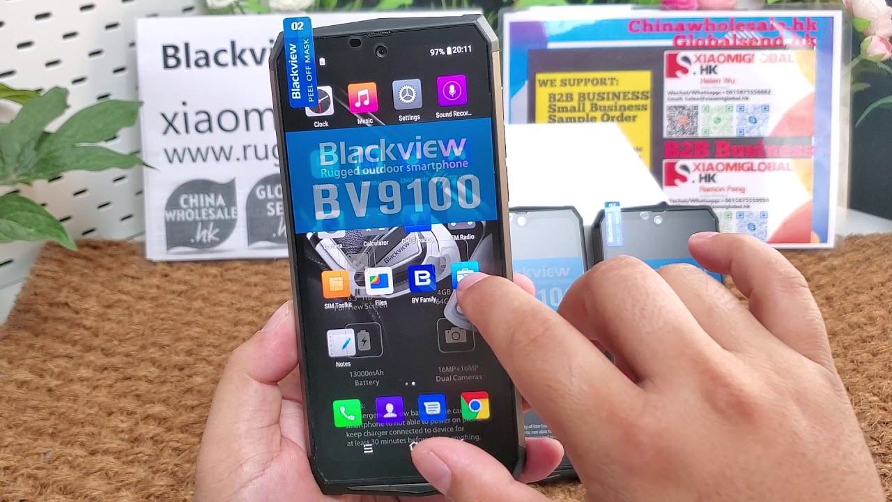 Blackview BV9100 6.3 inch FHD+ 13000mah Battery 30W fast charge IP68 Ruggedphone смотреть онлайн