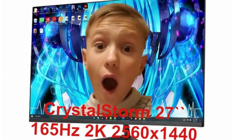 Обзор монитора Crystal Storm 27`` 165 Hz 2560x1440 QHD