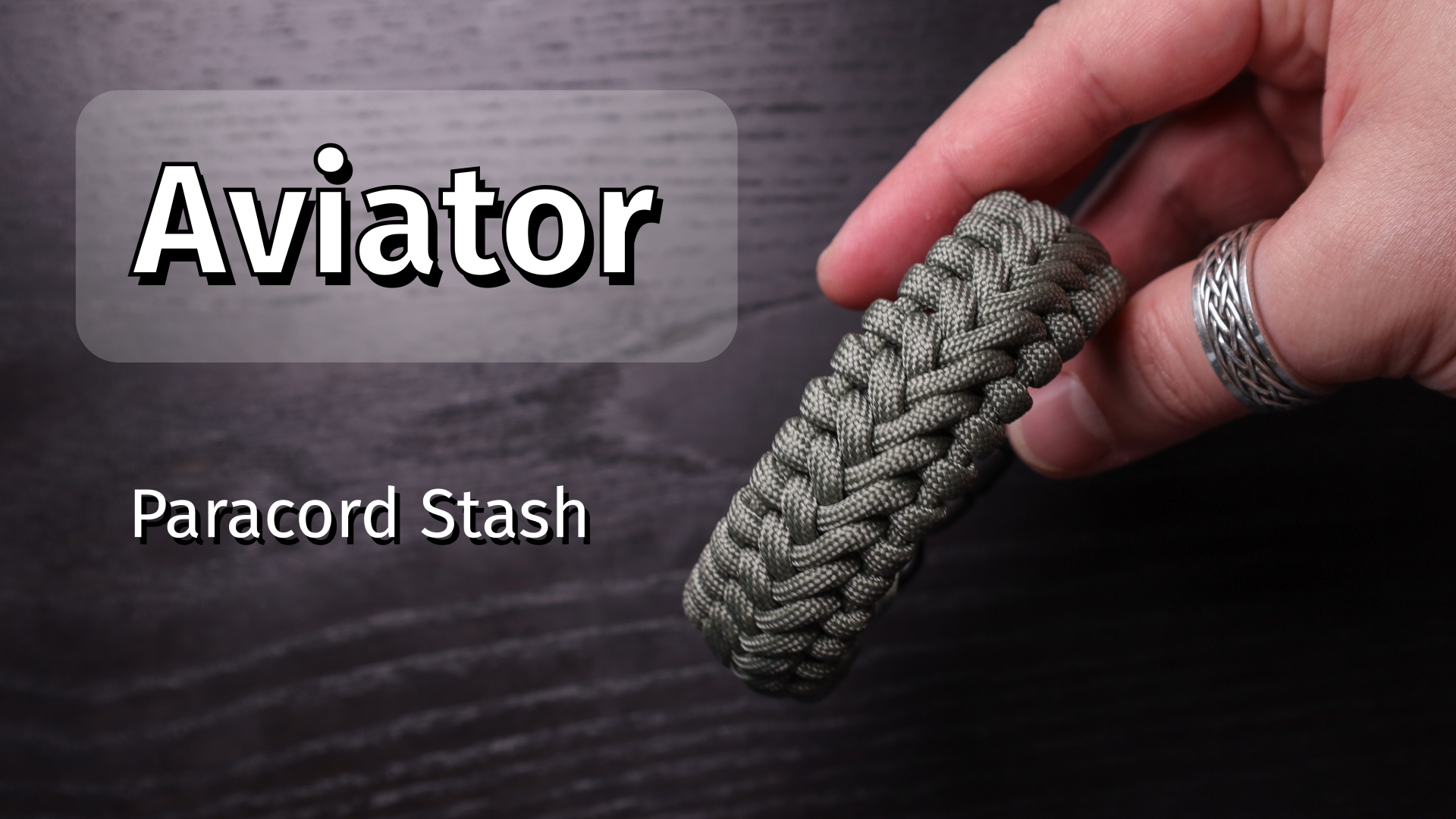 Узел "Авиатор" | Paracord Stash - Браслеты из паракорда