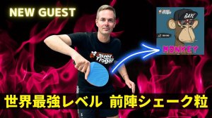 驚愕!こんなに強いシェークバック粒見たことありますか?|Sebastian Sauer登場【卓球知恵袋】最も
