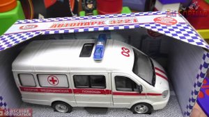 Машинки мультфильм   Скорая помощь, полицейская машина   Развивающие мультики