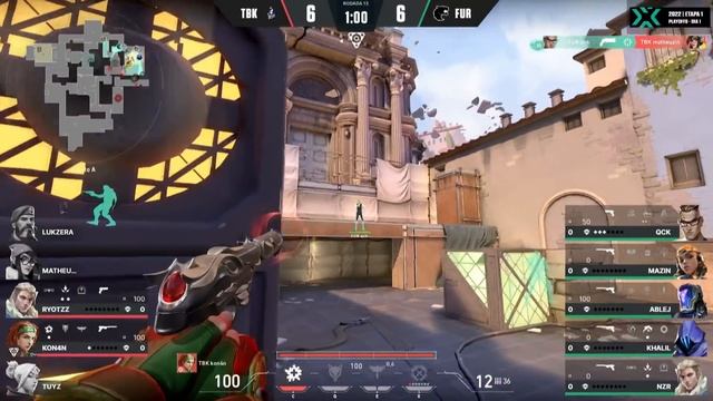 TBK x FURIA (Mapa 1: Ascent) | VALORANT Challengers Brasil - Playoffs смотреть онлайн