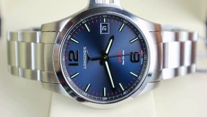 Longines Conquest V.H.P. Попадание секундной стрелки в метки (Hit second hand marks)