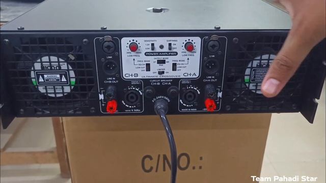Cheapest Dj Amplifer 8000 watt Review || Nutron +  || Team Pahadi Star || Best Quality Amplifier