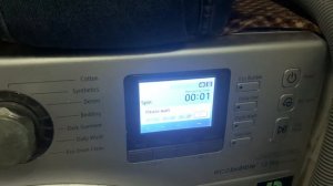 Samsung WF1124XAU Drain test