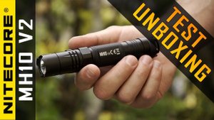 NITECORE MH10 V2 flashlight 1200 lumens- VIDEO ITALIA REVIEW  (Unboxing/test)