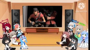 Random Students of BA react to "Scout" from "TF2" by Valve (part 1/10) | Gacha Club
