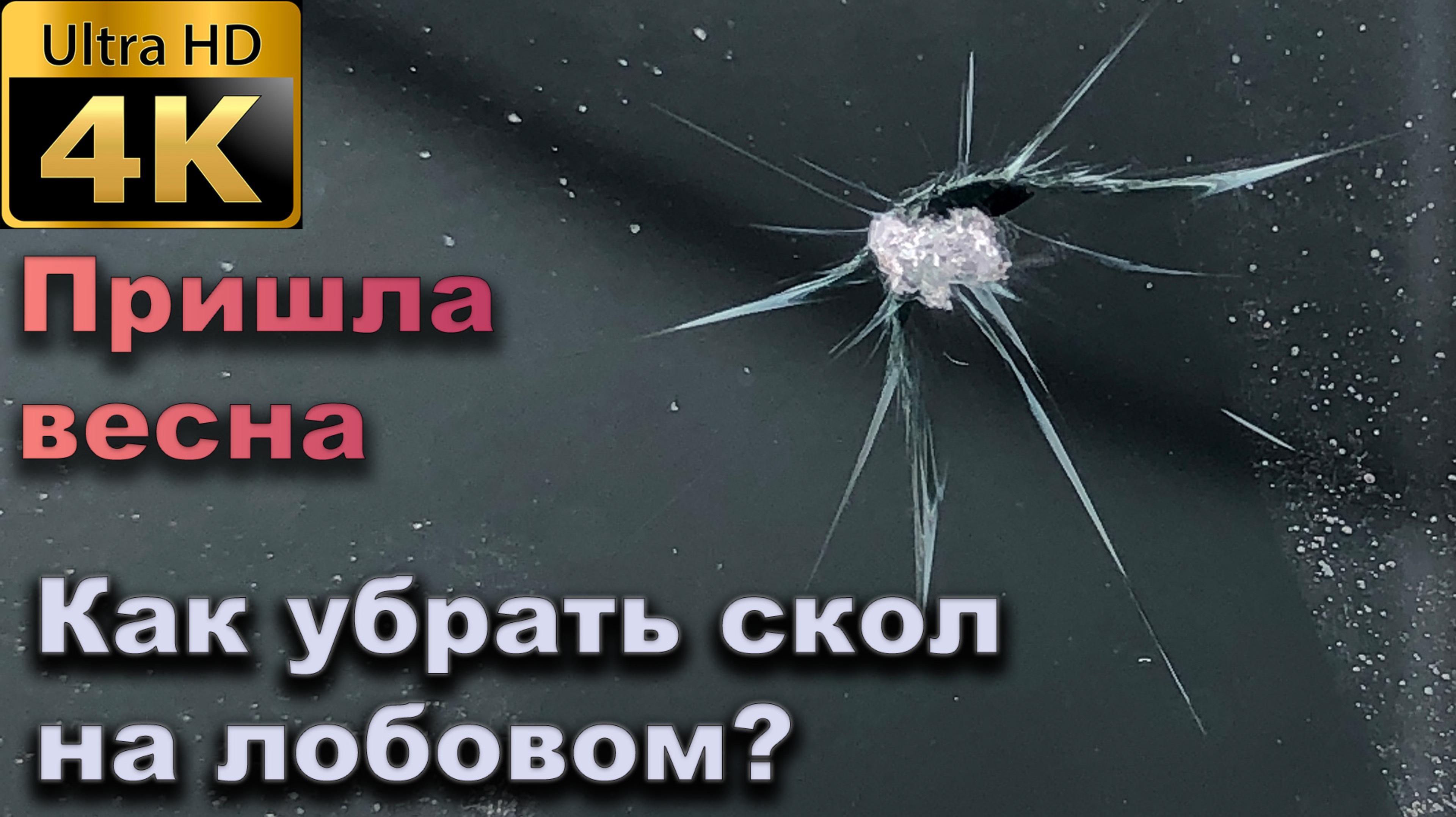 Прилетел камень? Рассказываю как убрать скол на лобовом!