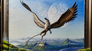 Картина Грифон Объемная Картина Маслом Фэнтези