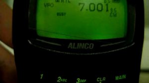 Alinco DJ-X11 (CW) Ham radio band (10MHz)