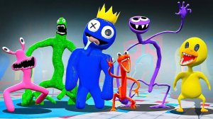 УБЕГАЮ ОТ ЛУЧШИХ (ХУДШИХ) ДРУЗЕЙ!!! РОБЛОКС РАДУЖНЫЕ ДРУЗЬЯ